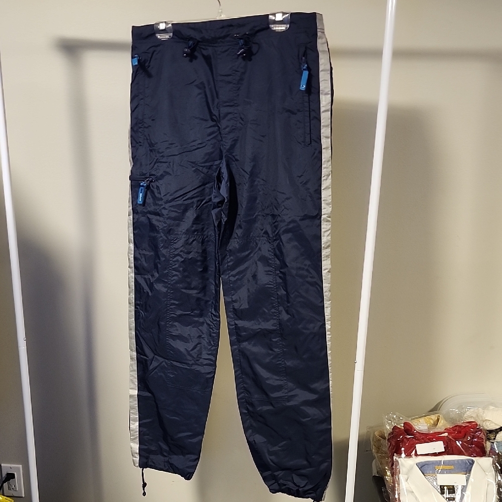Men's Navy and Gray Joggers